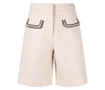 Knielange Tweed-Shorts