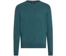 Strickpullover mit rundem Ausschnitt
