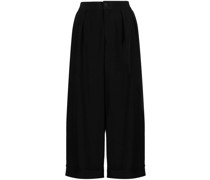 Cropped-Hose mit tiefem Schritt