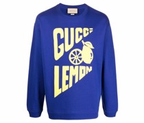 Sweatshirt mit " Lemon"-Print