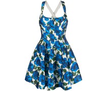Minikleid mit Blumen-Print