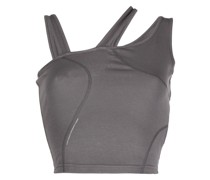 Cropped-Oberteil mit Cut-Outs