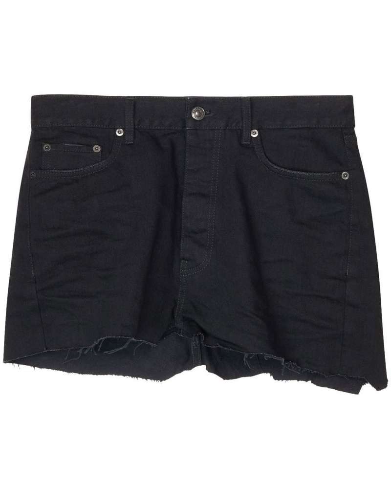 Balenciaga Damen Asymmetrischer Jeans-Minirock