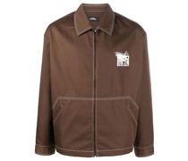Jacke mit grafischem Print