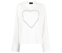 Pullover mit Herz-Print