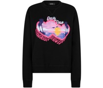 Sweatshirt mit grafischem Print