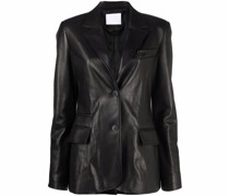 Einreihiger Blazer aus Leder