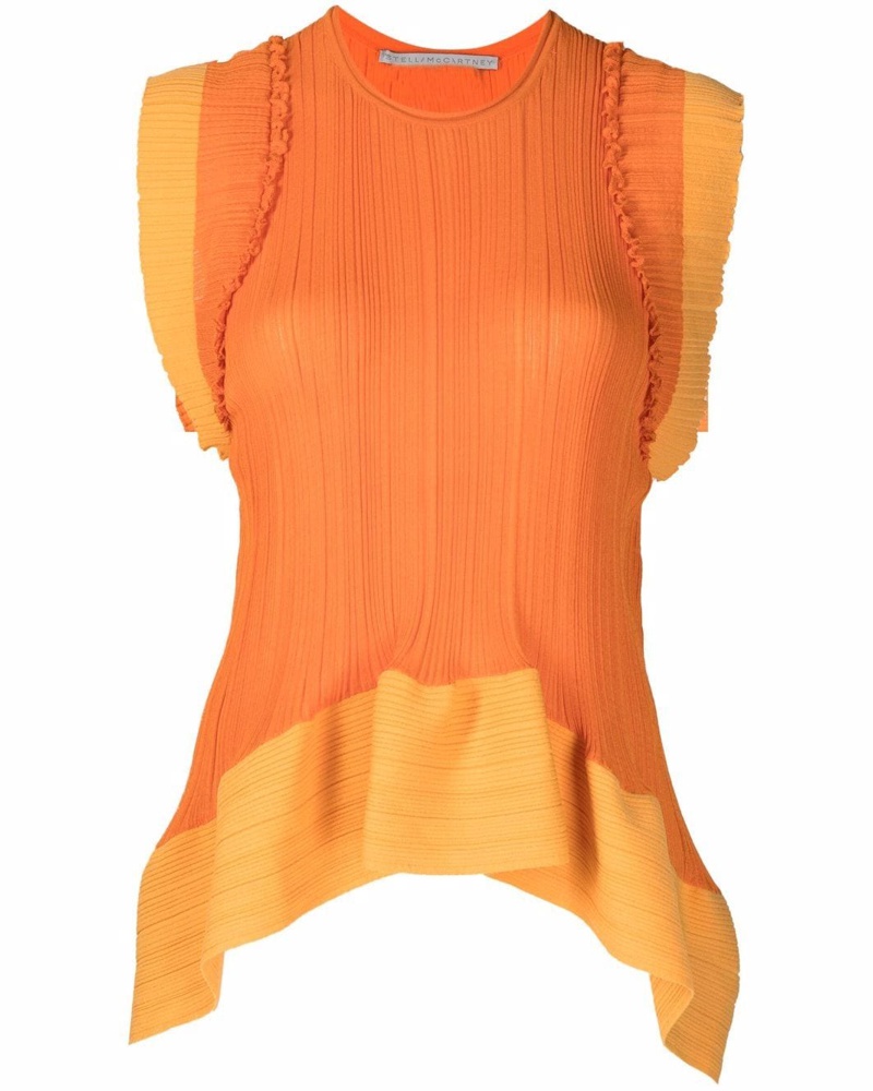 Stella McCartney Damen Zweifarbiges Oberteil
