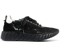 Sneakers mit Spitzendetail