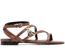 Flache Sandalen