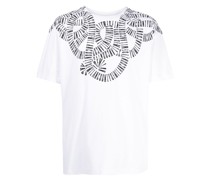 T-Shirt mit Snake Wings-Print