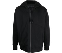 Kapuzenjacke mit Logo-Stickerei