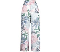Taillenhose mit weitem Bein