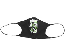 Mundschutzmaske mit Arrows-Print