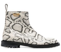 Stiefel mit Schlangen-Effekt