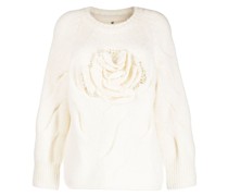 Rollkragenpullover mit Applikationen