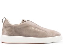 Slip-On-Sneakers aus Wildleder