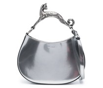 Kleine Handtasche im Metallic-Look