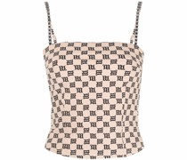 Cropped-Top mit Print