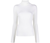 Gerippter Rollkragenpullover