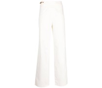 High-Waist-Hose mit geradem Bein