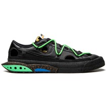 x Off-White Blazer Low Black/Electro Green Sneakers