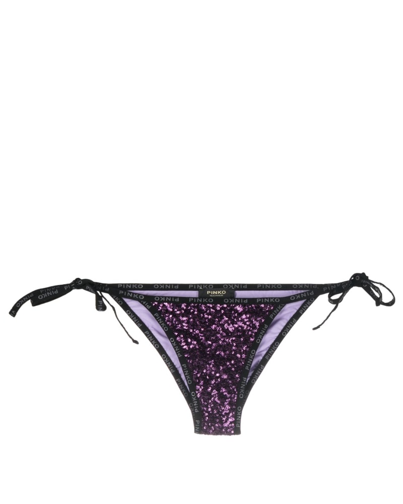Pinko Damen Bikinihöschen mit Pailletten