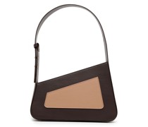 Zweifarbige Schultertasche