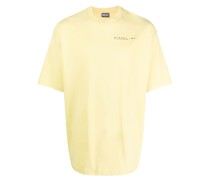 T-Shirt mit Metallic-Print