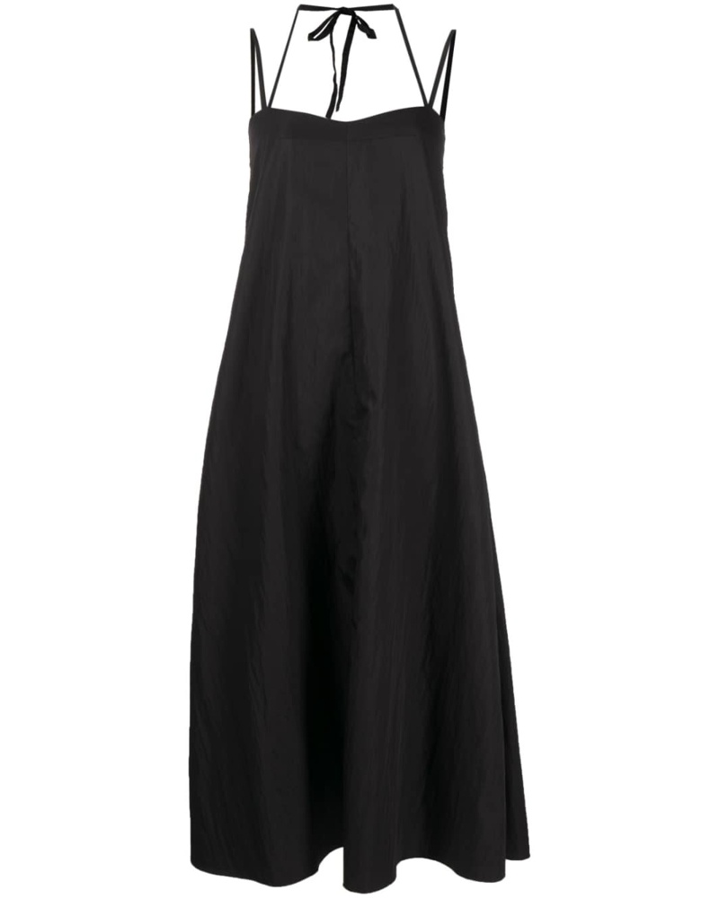 Sara Lanzi Damen Midikleid mit doppeltem Riemen