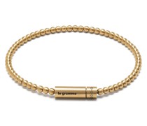 Perlenarmband aus gebürstetem Gelbgold 15g