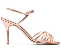 Sandalen im Metallic-Look 100mm
