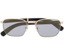 Sonnenbrille mit eckigem Gestell