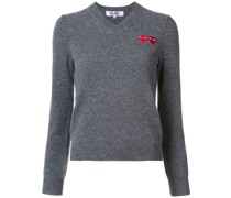 Pullover mit Logo-Patches