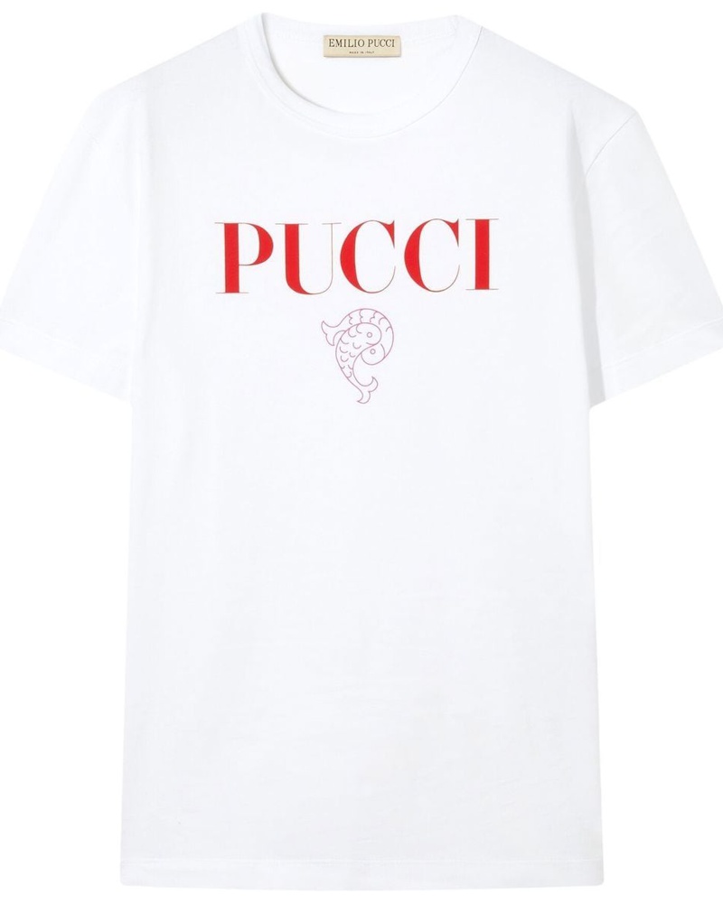 Emilio Pucci Damen Pesci T-Shirt