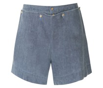 Leinenshorts mit Taschen