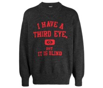 Pullover mit Slogan-Print