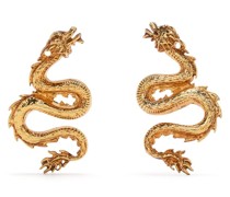 Dragon Silberohrringe