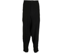 Baggy-Hose mit Knopfdetail