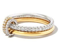 18kt Ceres Goldring mit Diamanten