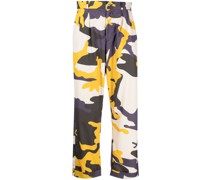 Cropped-Hose mit Camouflagemuster