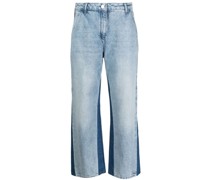 Halbhohe Cropped-Jeans