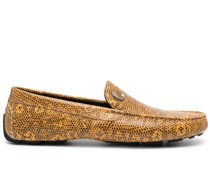 Loafer mit Eidechsen-Optik