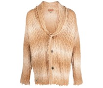 Cardigan mit Zopfmuster