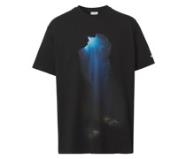T-Shirt mit Ozean-Print
