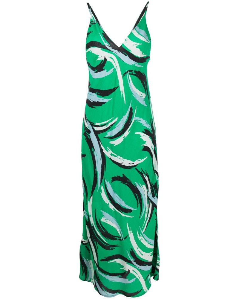 Essentiel Damen Maxikleid mit grafischem Print
