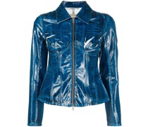 Beschichtete Jeansjacke