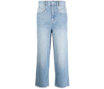 Gerade Cropped-Jeans