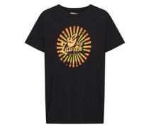 T-Shirt mit Sonnen-Print