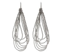 Monili-chain drop earrings